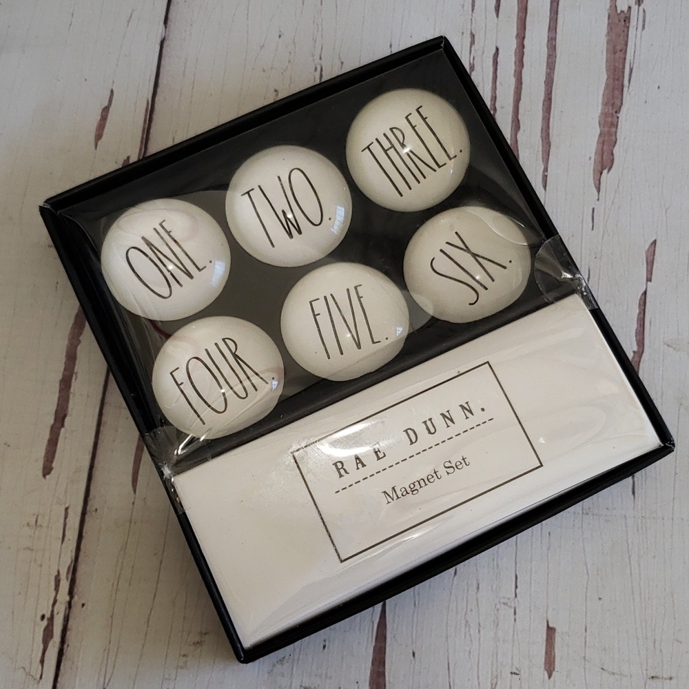 Rae Dunn glass dome magnets set new